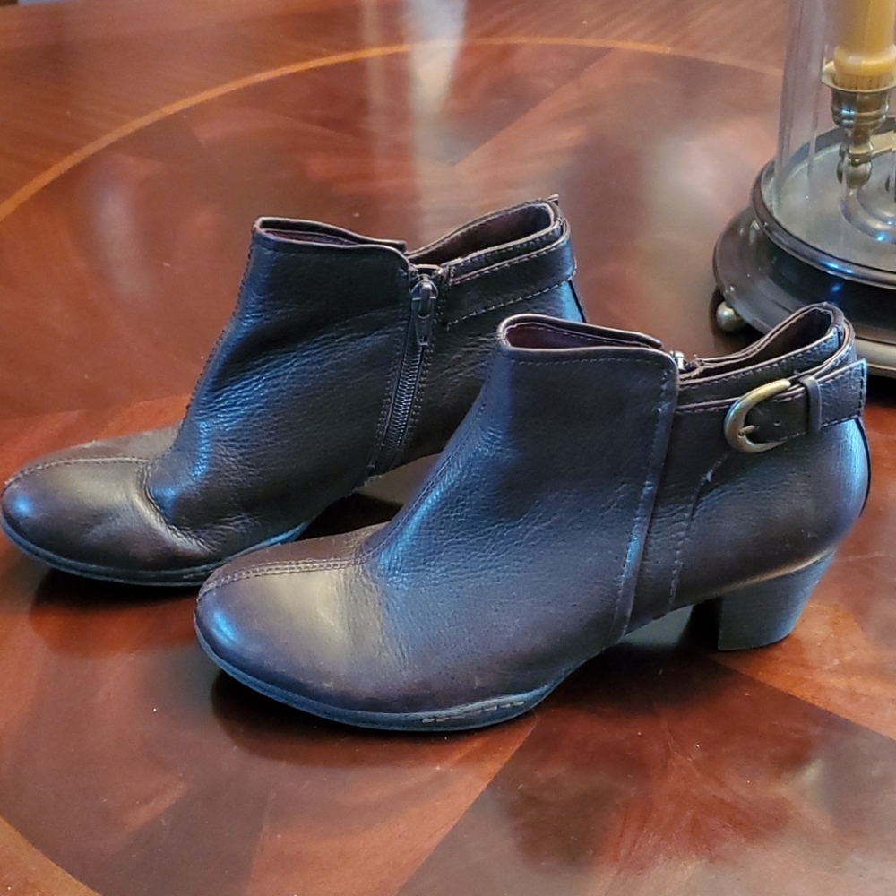 Womens Brown Leather Boots